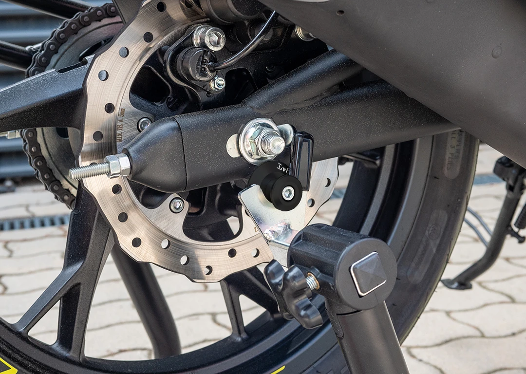 ALUMINIUM BOBBINS M6x1 - APRILIA, YAMAHA - BLACK